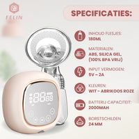 Thumbnail for Felin dubbele elektrische Borstkolf specificaties - felinstore.nl