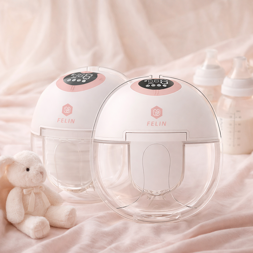 Felin handsfree draadloze borstkolf V2